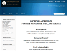 Tablet Screenshot of inspectioncontracts.com